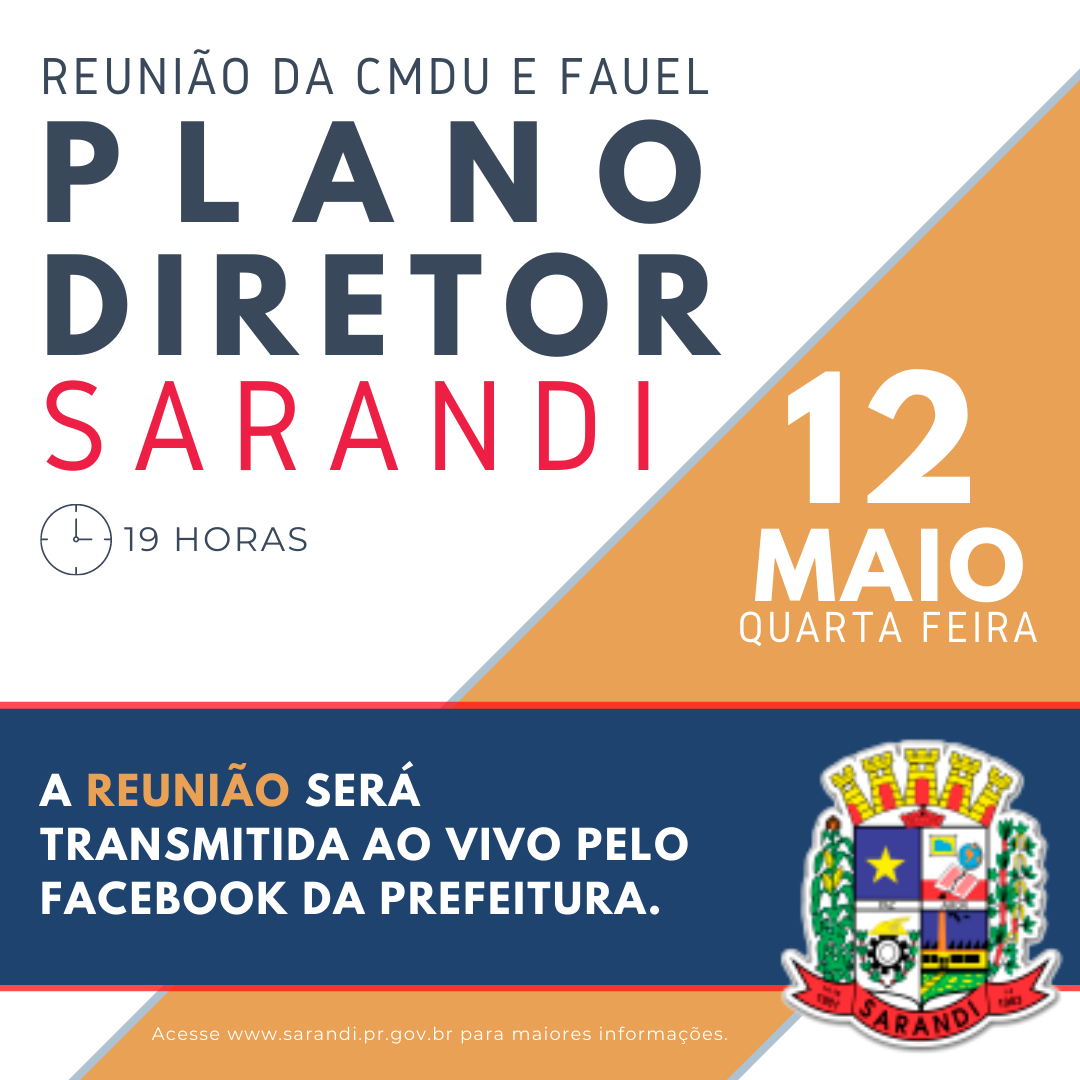 Reunião do Plano Diretor de Sarandi